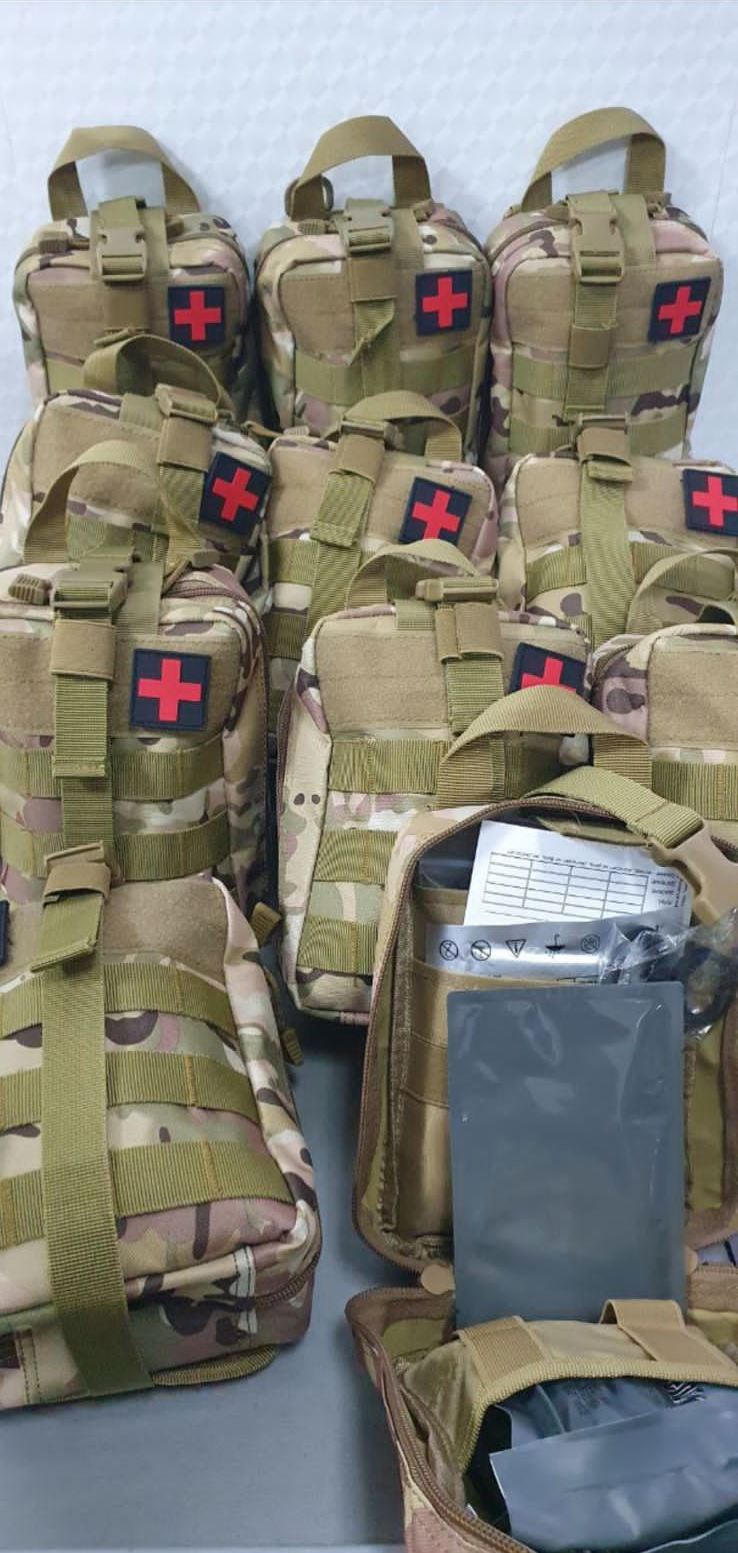 Медикаменты и тактические аптечки переданы в воинскую часть